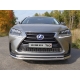 Защита передняя двойная 60-42 мм ТСС для Lexus NX-200t 2014-2017