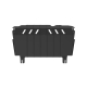 Защита картера для с креп. для TOYOTA Highlander (2015-2019), Venza (2014-н.в.), Camry (2011-2018) 2,5/2,7/3,5 бен. АТ / Тойота Хайлендер