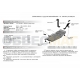 Защита редуктора Автоброня для 2,0/2,2D/2,5 сталь 2 мм для Lexus NX-200/200t/Toyota RAV4 2013-2019