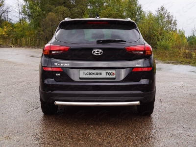 Защита заднего бампера 60 мм для Hyundai Tucson 2018-2021