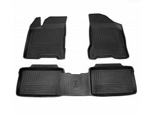Коврики салона Rezkon Light резиновые 4 штуки для Lada Vesta № 1039045200