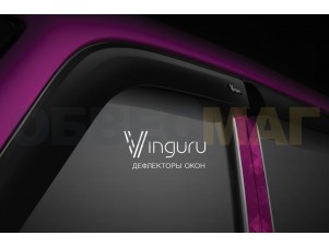 Дефлекторы окон Vinguru 4 штуки на седан для Skoda Rapid № AFV55514
